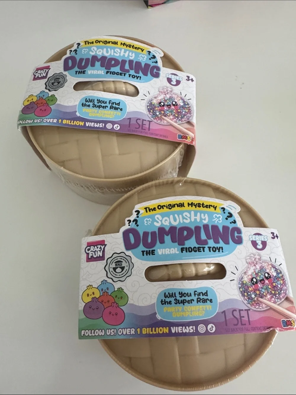 Squishy Dumpling Viral Fidget Toy - Beige